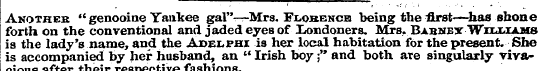 Another " genooine Yankee gal"—Mrs. Flob...