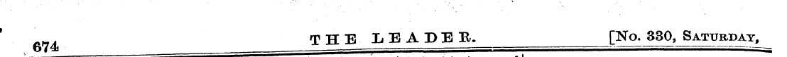 THE LEADEE. [No. 330, Saturday ^