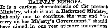 HAXtf-PAY BISHOPS: It is a curious chara...
