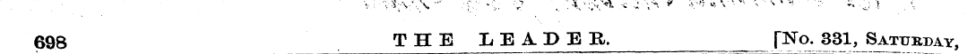 698 THE L E iDEE. [No. 331, Saturday,