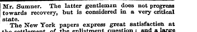 Mr. Sumner. The latter gentleman does no...