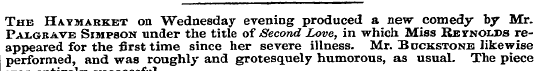 The Haymarket on Wednesday evening produ...