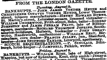 """" FROM THE LONDON GAZETTE. 71ANKRTJPT...