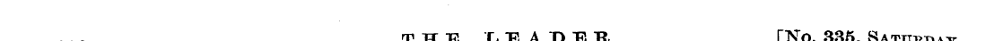gl2 THE LEADER. [>To. 335, Saturday , < ...