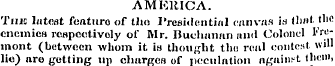 AMERICA. Tiuc latest feature of tlio Pre...