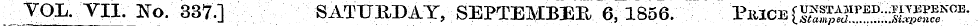 VOL. Til. No. 337] SATTJUD^T, SEPTEMBER ...