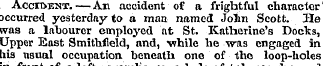 Accit>ent. — An accident of a frightful ...