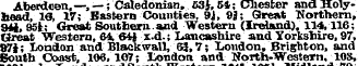 Aberdeen,—, —; Caledonian, 53h, 54; Ches...