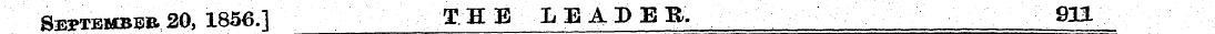 September 20, 1856.] fHE LEADER. 913.
