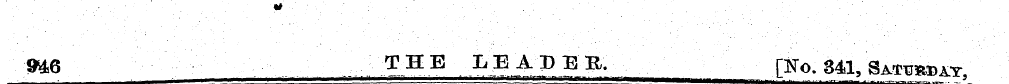 9*6 THE LE^jDEB. [Ko. 341, Saot^at