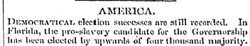 AMERICA. Pkmocuaticat* election successe...