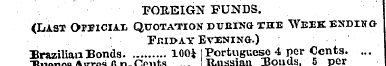 FOREIGN FUNDS. <Last Oppiciai, Quotation...