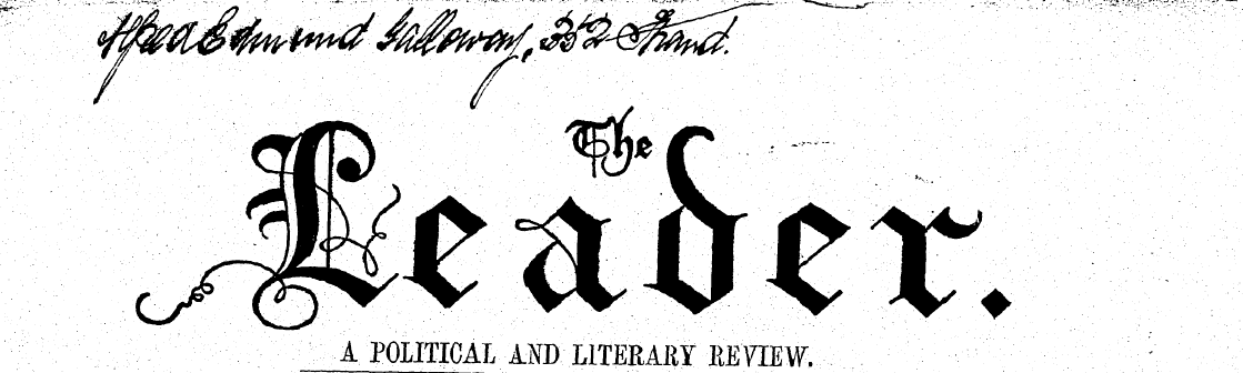 ^eA &aer. POLITICAL MD LITERARY REVIEW -