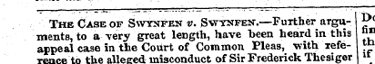 The Case of Swtsfen ». Swtsfen.—Further ...