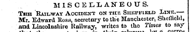MISCELLANEOUS, Tub Railway Accident on t...