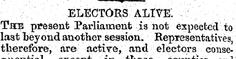 ¦ . . . • . ^ ' * ¦ .- ¦ . "¦'¦ ELECTORS...