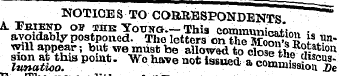 NOTICES TO CORRESPONDENTS ^* A Teientd o...