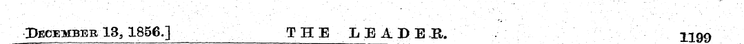 December 13,1856.] THE LEADER. 1199