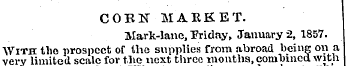 CORN MAEKET. Mark-lane, Friday, January ...