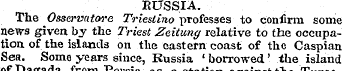 EUSSIA. The Osservatore Triestlno profes...