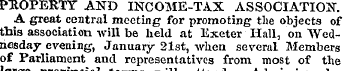PROPERTY AND INCOME-TAX ASSOCIATION. A g...
