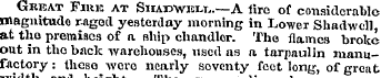 Great Firm at Siiadwki.t..—A lire of con...