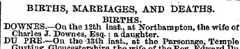 BIRTHS , MARRUGES, AND DEATHS. BIRTHS. D...