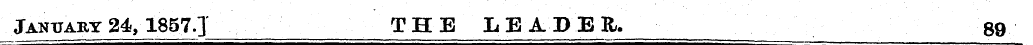 January 24y 1857.] THE LE APE It. 89