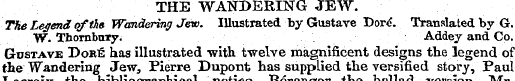 THE WANDERING JEW. The Legend of the Wan...
