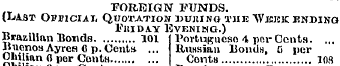 FOREIGN FUNDS. (Last OvvicijlT, Quotatio...