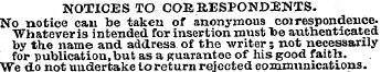 NOTICES TO COB RESPONDENTS. No notice ca...