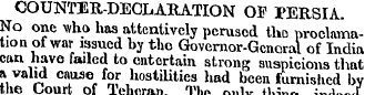 COUNTEU-DEGLABATION OF PERSIA. No one wh...