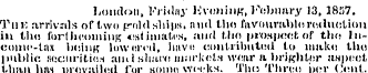 London, Fridiiy Jvvoning, J^.-bunry 13, ...