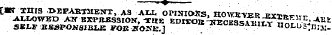[W THIS OEPAET5IENT , A3 AIJ. OPINIONS H...