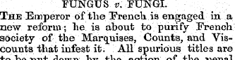 FUNGUS. * FUNGI. The Emperor of the Pren...