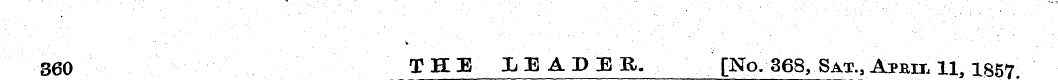 360 THE 1EADM. [No. 368, Sat., Aprii, 11...
