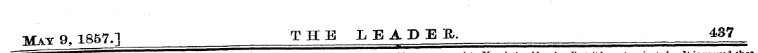 May 9. 1857.1 THE LEADER. 437