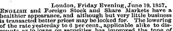 London, Friday Evening, June 19,1857. En...