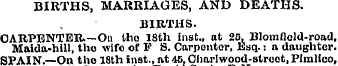 BIRTHS, MARRIAGES, AND DEATHS. BIRTHS. C...