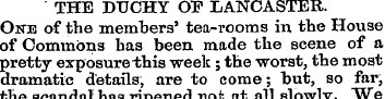THE DTJOHY OF LANCASTER. One of the memb...