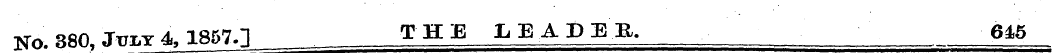 No. 380, 3- itt.v 4,. 1857.1 THE LEADER....