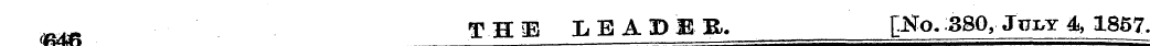 TH1 LBADIE. [No. 380, Jtoy 4 185?, 'fe4i...