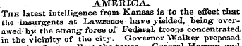 AMERICA* The latest intelligence from Ka...