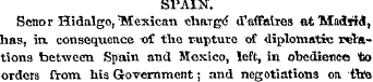 srAm. Senor Hidalgo, \Mexican charge" d'...