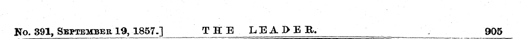No. 391, September 19,1857.] THE LEADE B...