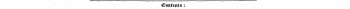 Contents: