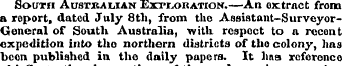 South Austbaijan Exploration.—An extract...