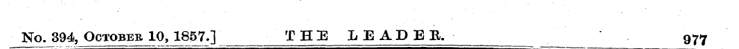 No. 394, October 10, 1857.] THIE LEADEB,...