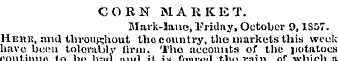CORN MARKE T. Mark-Jane, Friday, October...