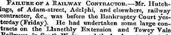 Failure of a Railway Contractor.—Mr. Hut...